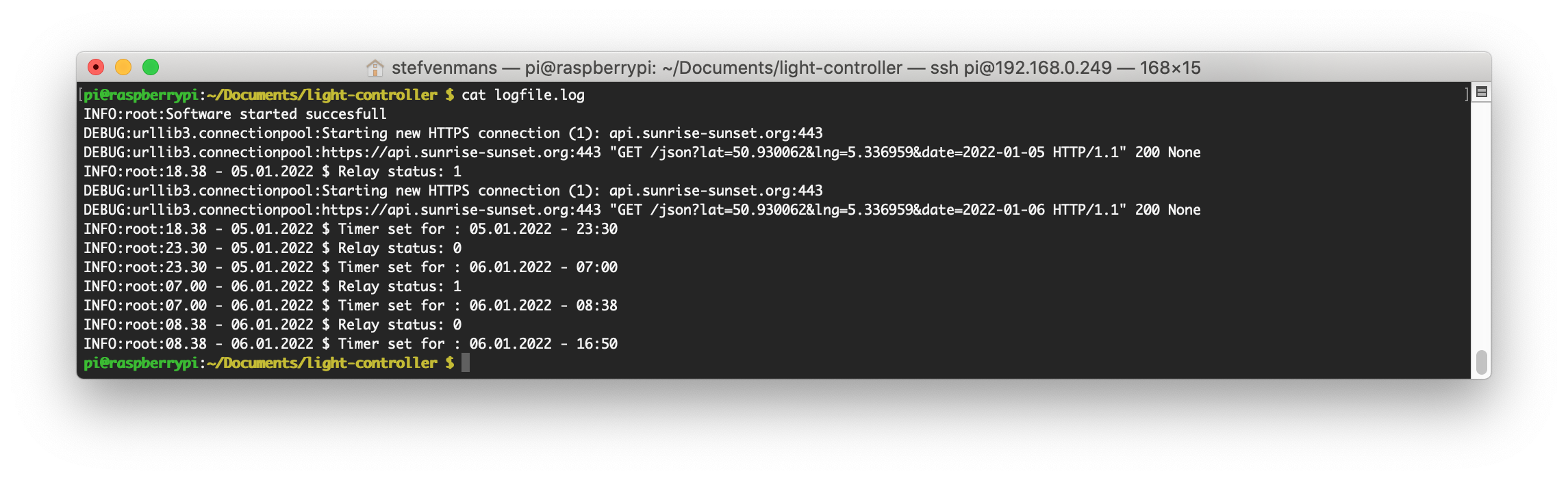 GitHub - stefvenmans/light-controller: Light controller to switch ...
