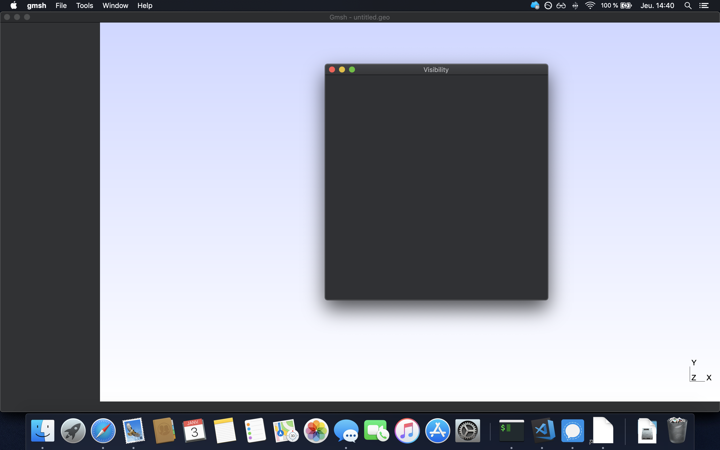 Gmsh GUI broken · Issue #35664 · Homebrew/homebrew-core · GitHub
