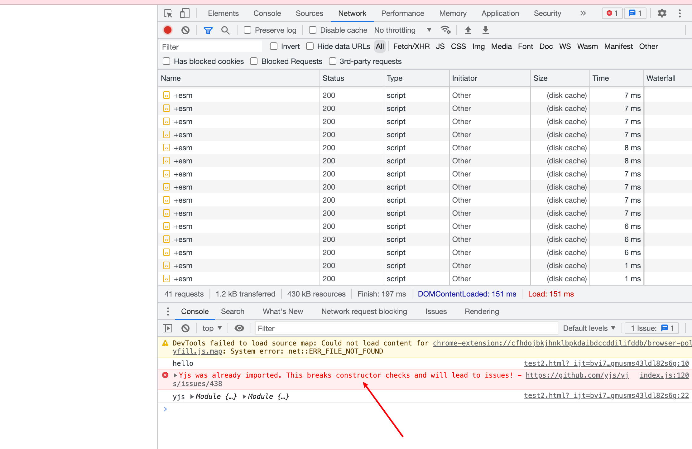 Not compatible with javascript es module · Issue #488 · yjs/yjs · GitHub