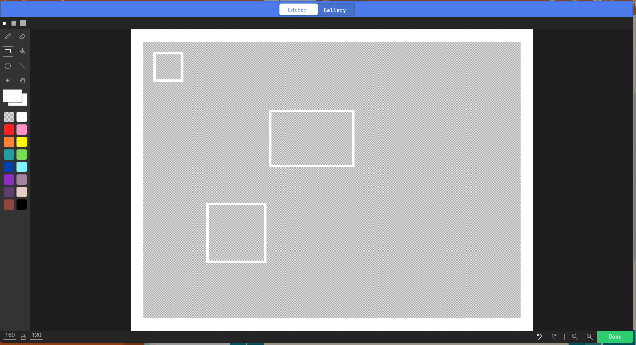 Rectangle tool in image editor creates rectangles slightly off from ...