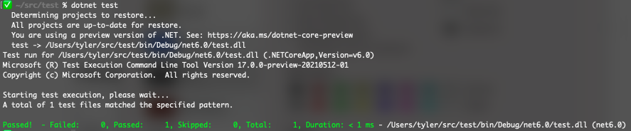 dotnet test is too noisy · Issue #21150 · dotnet/sdk · GitHub
