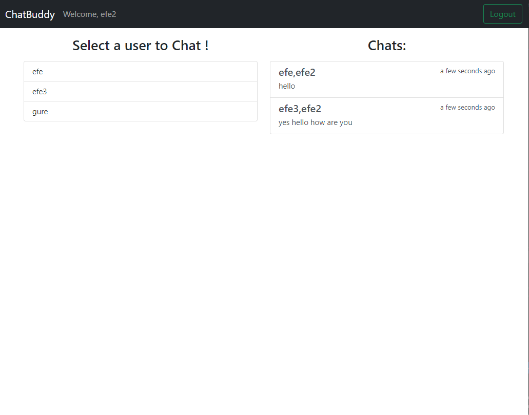 GitHub - efegure/ChatBuddy: VERY Simple chat application that works on ...