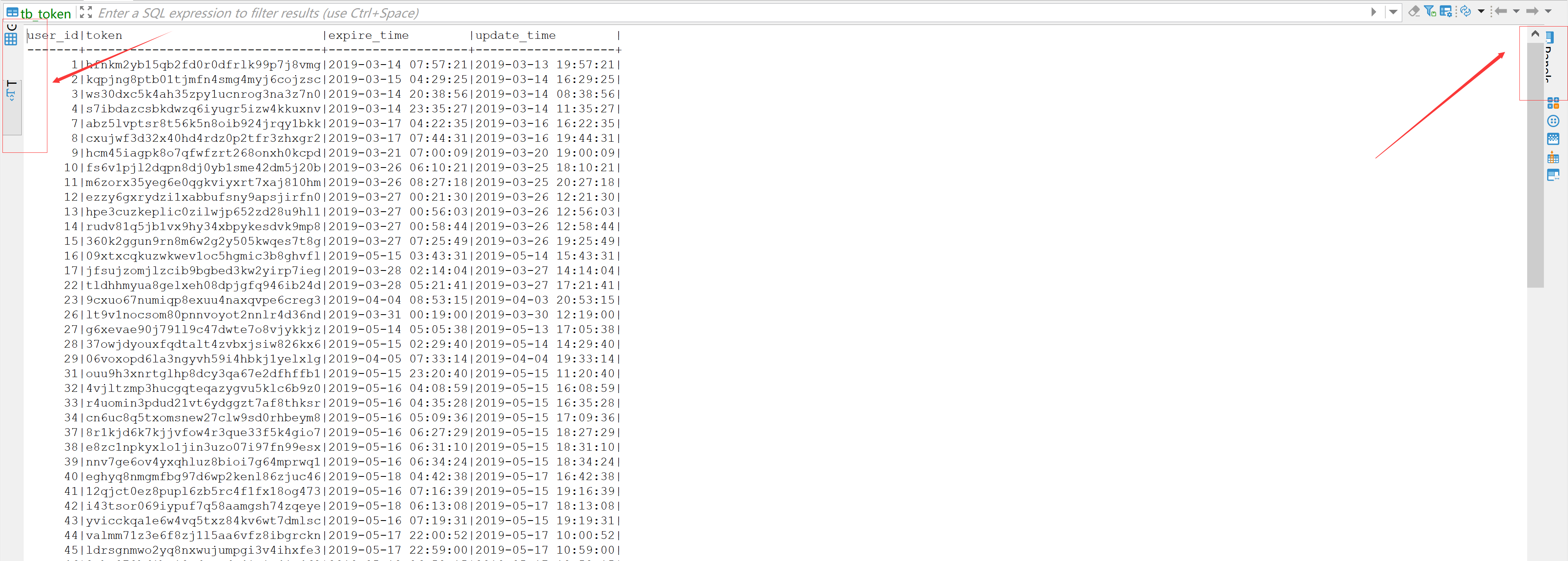 Eclipse Plug-in table data tab UI display is not organized · Issue ...