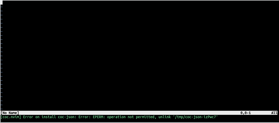 neovim-CoC-Bugreport