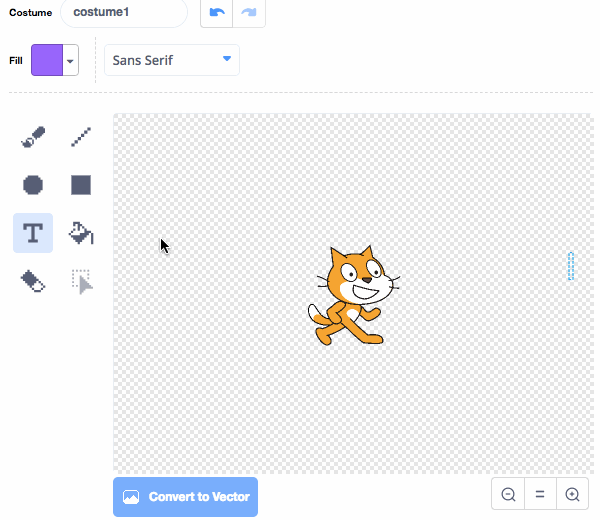 In the bitmap editor, large emojis created with the text tool disappear