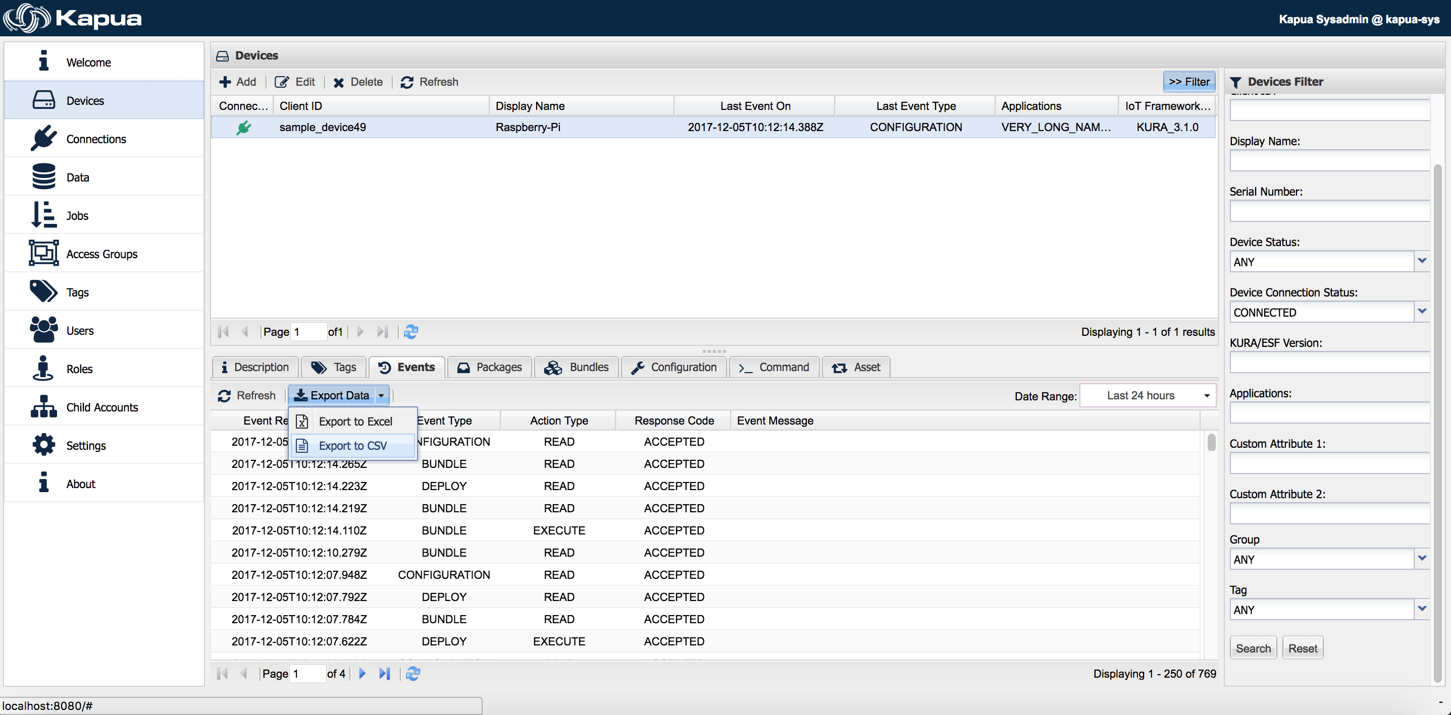 Exporting Device Events To .csv Does Not Work · Issue #1129 · eclipse ...