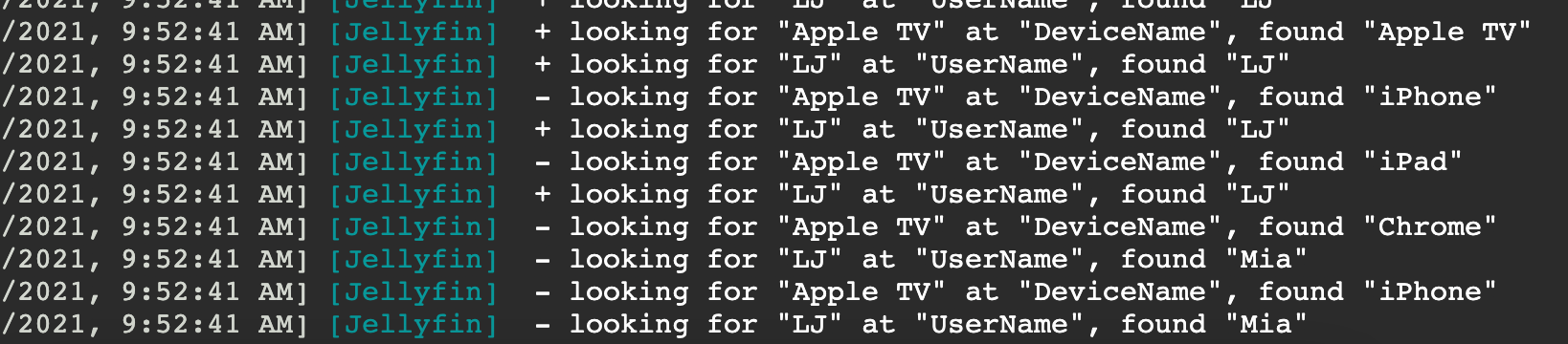 Excessive Logs! · Issue #3 · LouisIV/homebridge-jellyfin · GitHub