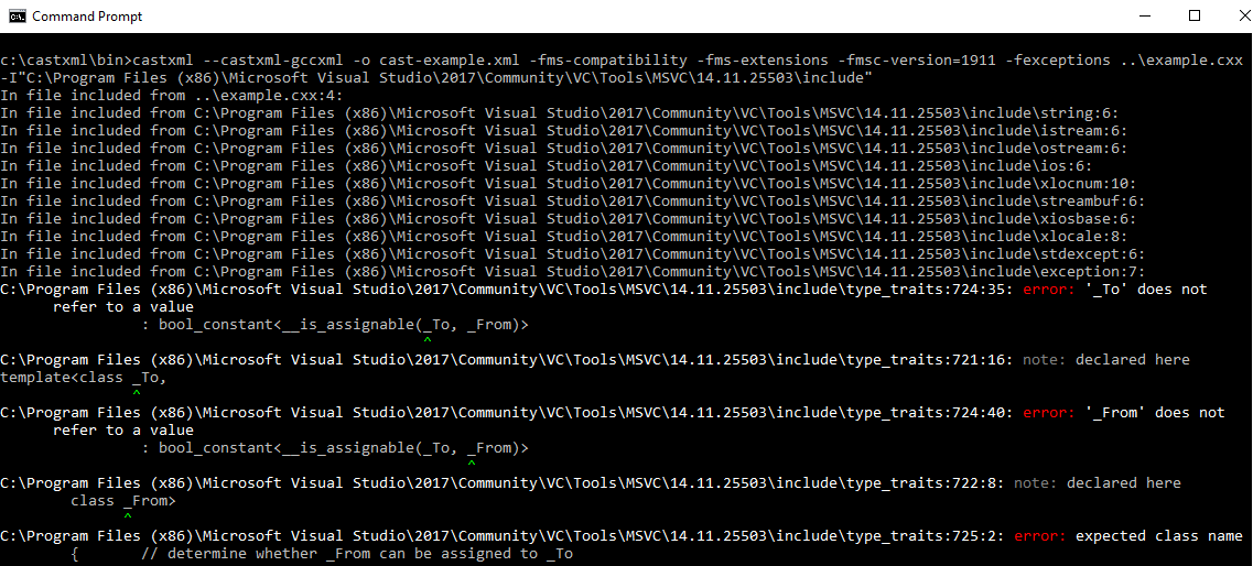 Interfaces in system headers · Issue #93 · CastXML/CastXML · GitHub