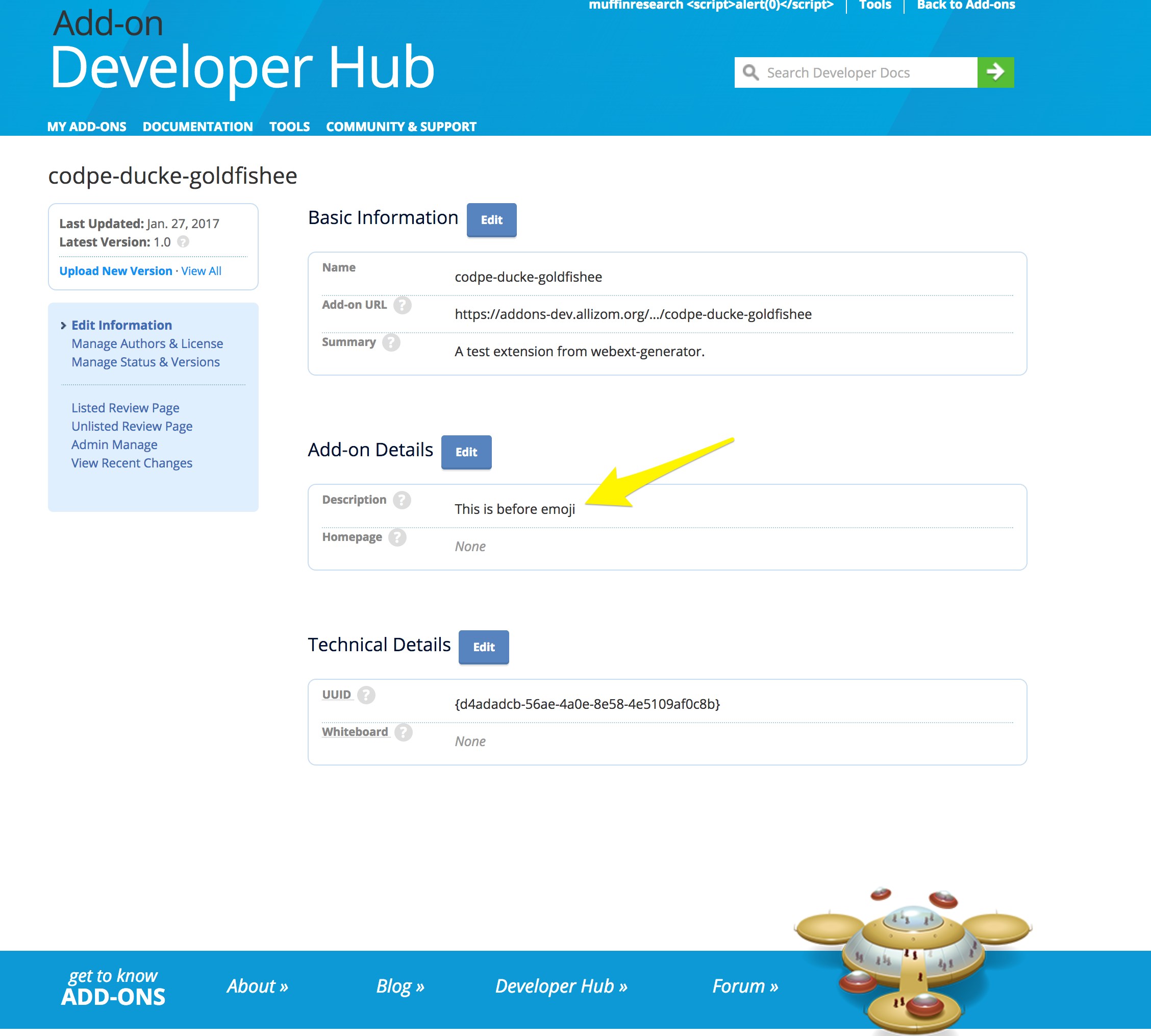 Server Doesn T Support Emoji Issue 23 Mozilla Addons Server Github