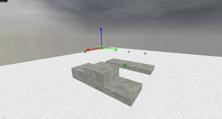 3D editor view example of a spawn