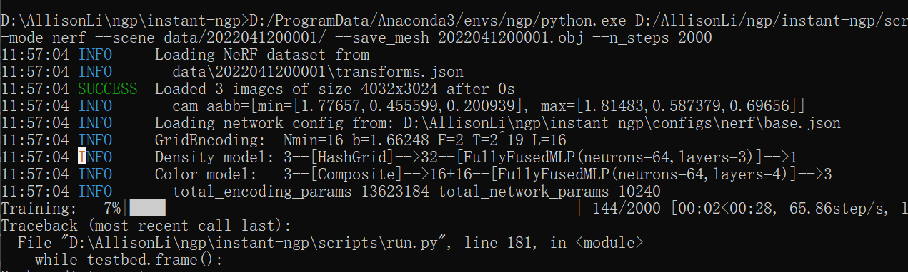 Training in JAVA not working · Issue #498 · NVlabs/instant-ngp · GitHub