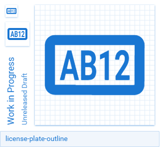 license-plate-outline