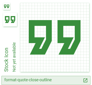 format-quote-close-outline
