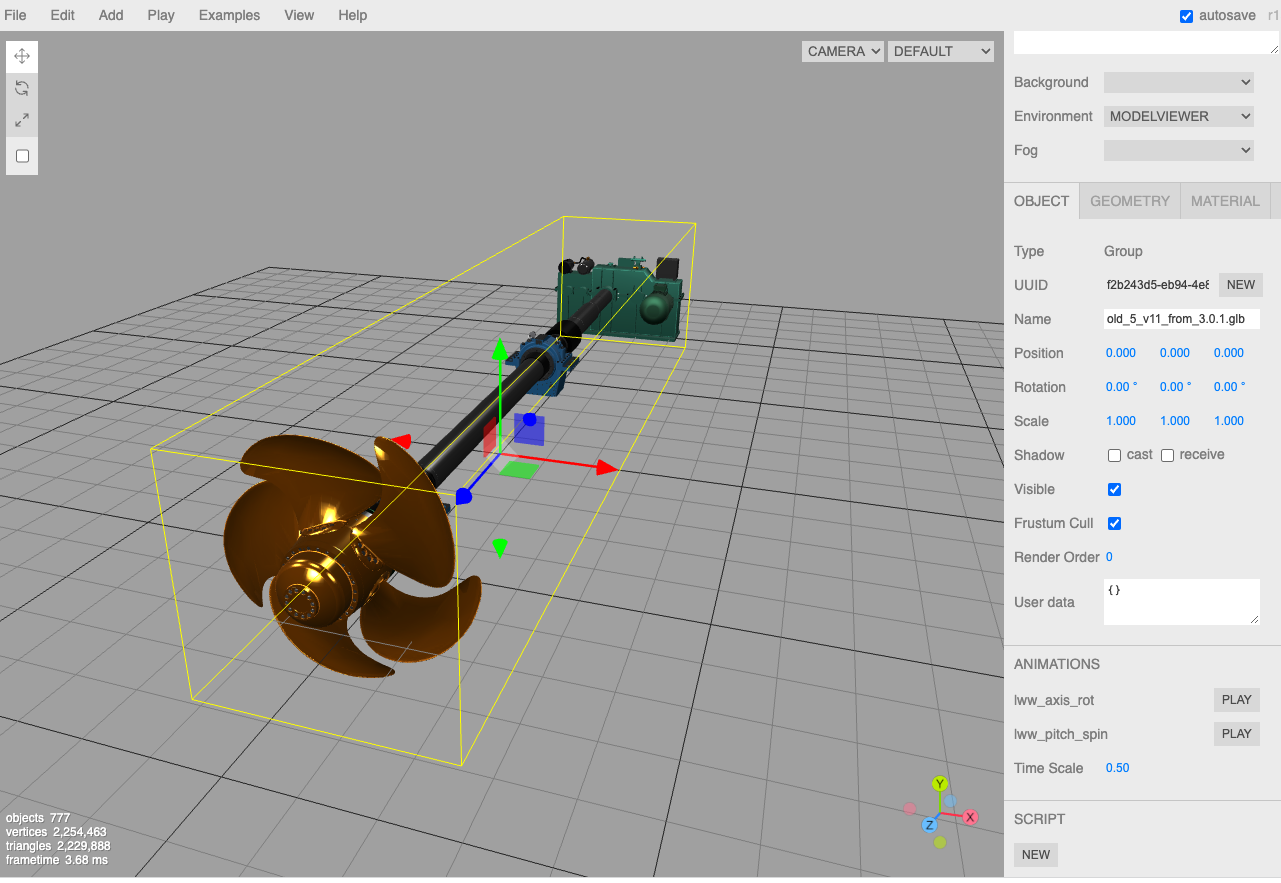 Some parts of model is lost after export to gltf on Version 3.4.1 ...