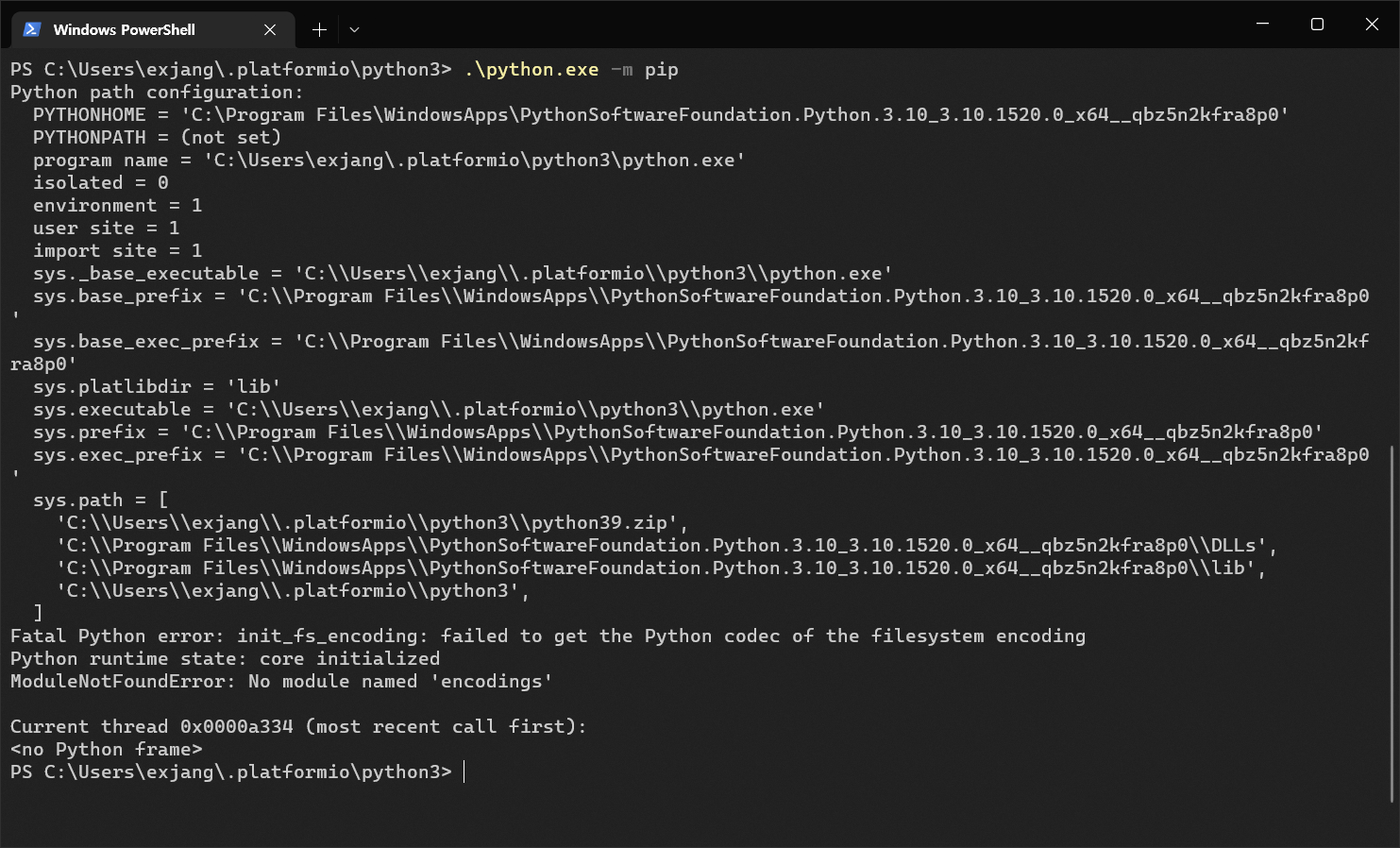 Default Python not working · Issue #2368 · platformio/platformio-core ...