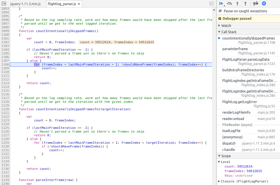 [BF3.2]Crash on loading logs with uncommon sampling rate (1333,33-Hz ...
