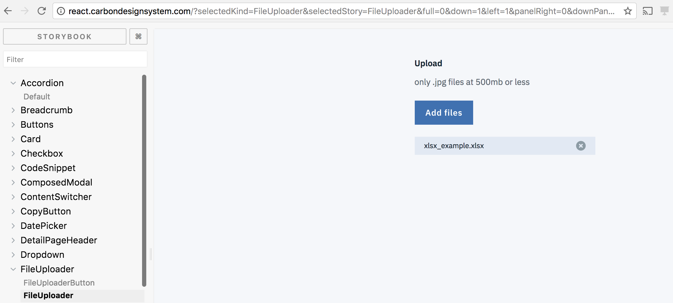 Unable to use File Upload for subsequent uploads · Issue #454 · carbon ...
