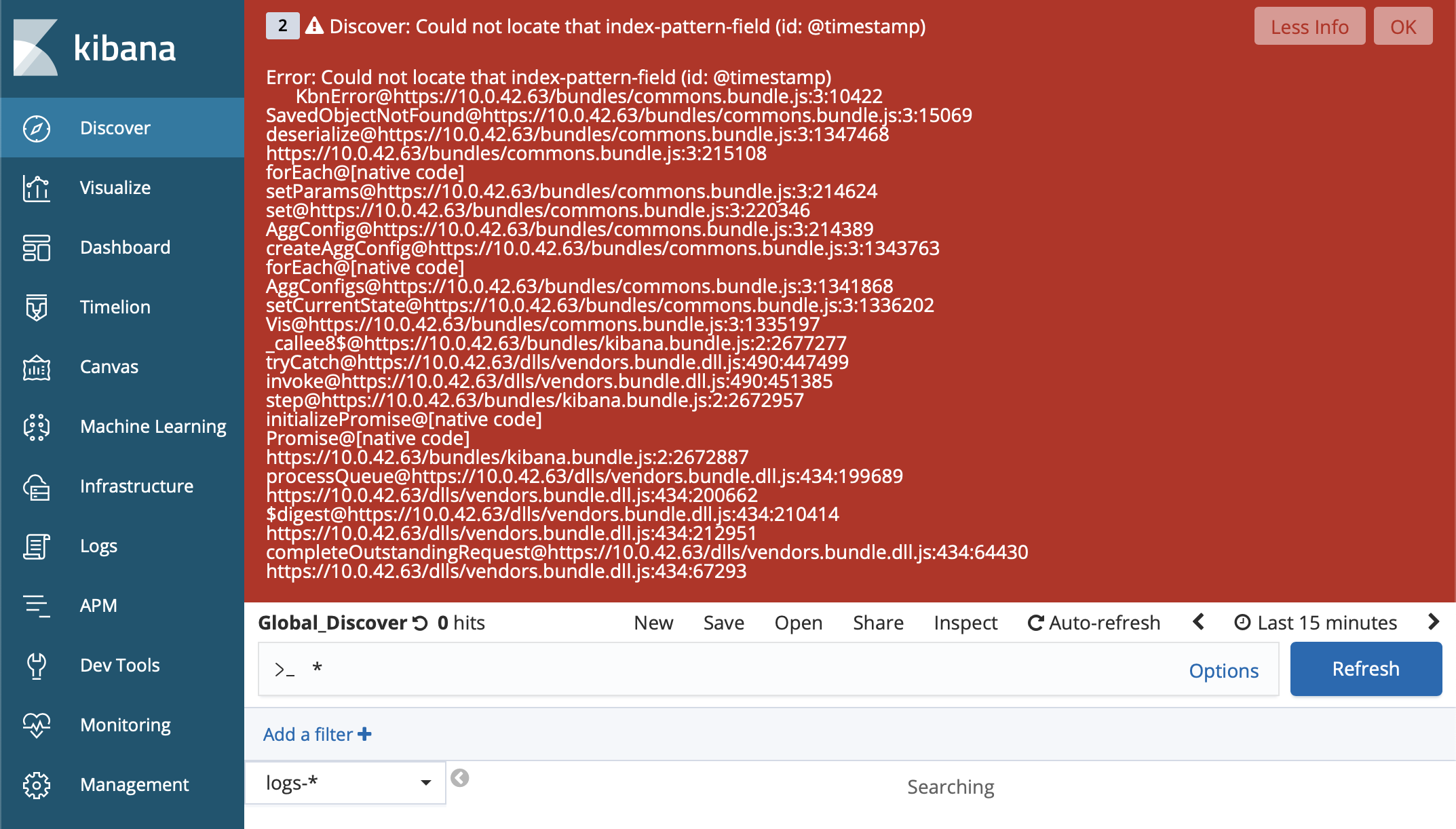 No logs in Kibana · Issue #234 · Cyb3rWard0g/HELK · GitHub