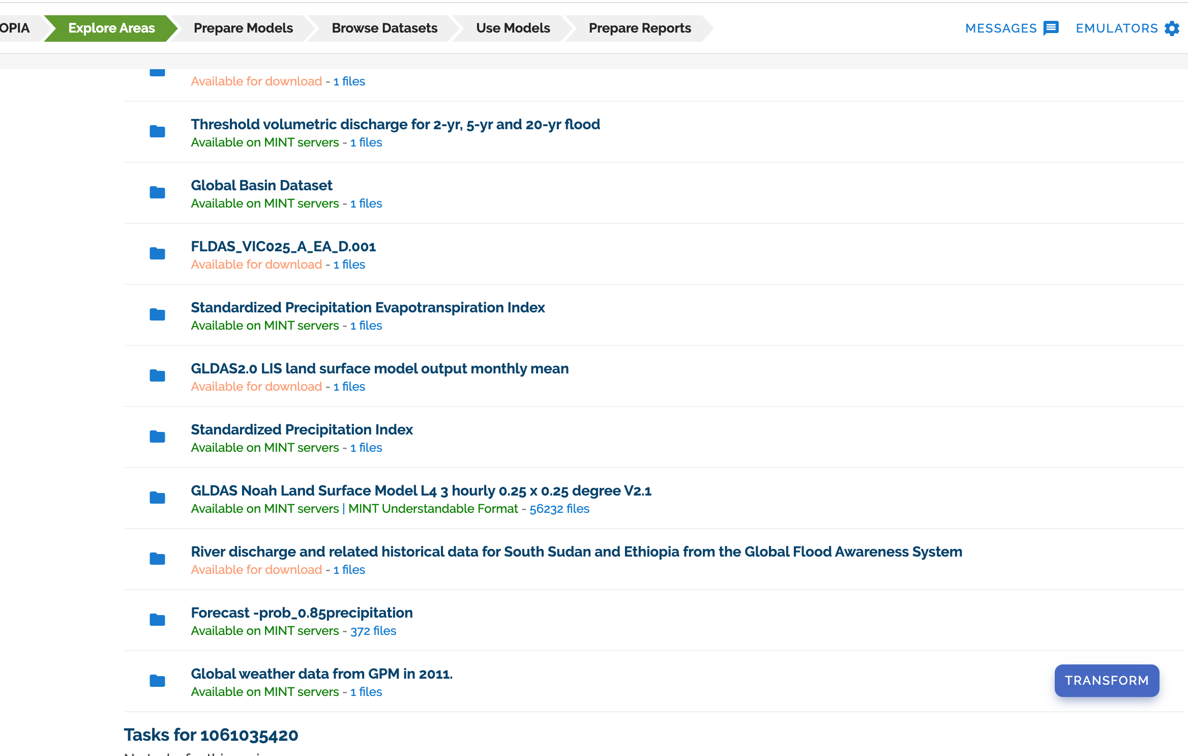 MINT data catalog issues · Issue #246 · mintproject/mint-ui-lit · GitHub