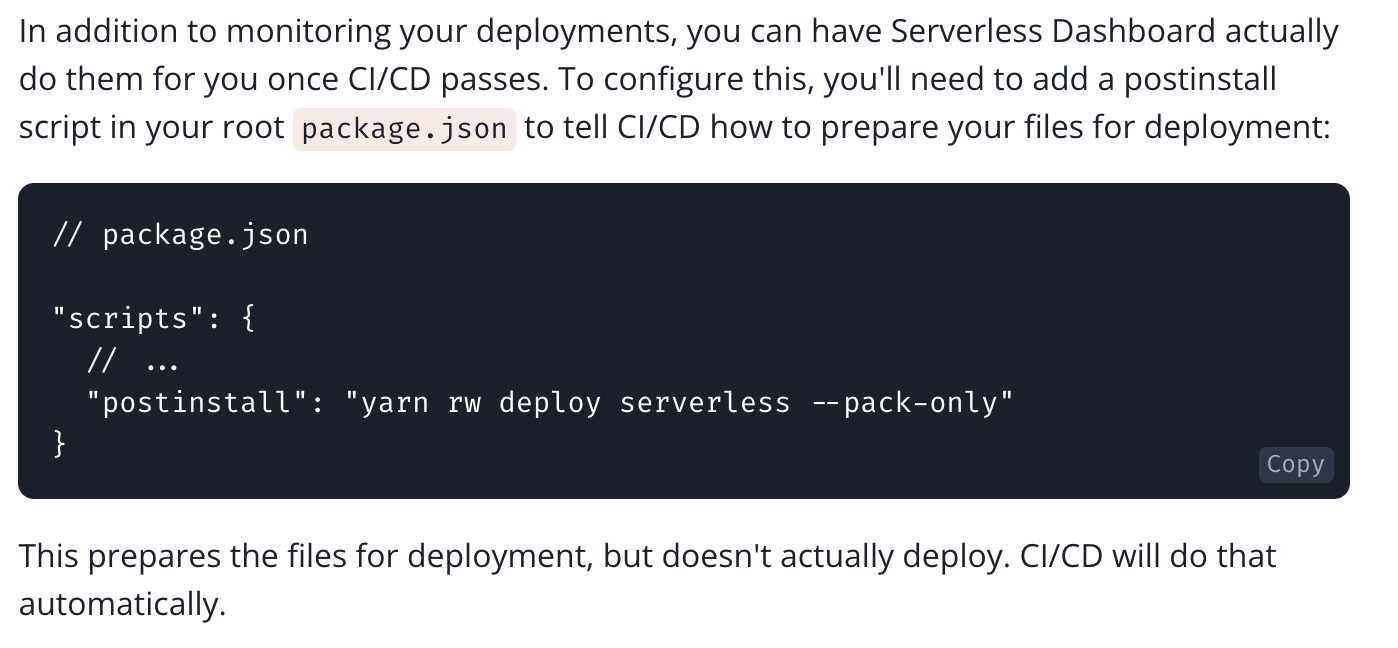 [deploy: serverless] Serverless CI/CD integration · Issue #3988 ...