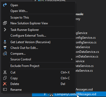 Context menu does not show up in Visual Studio 2017 Professional ...
