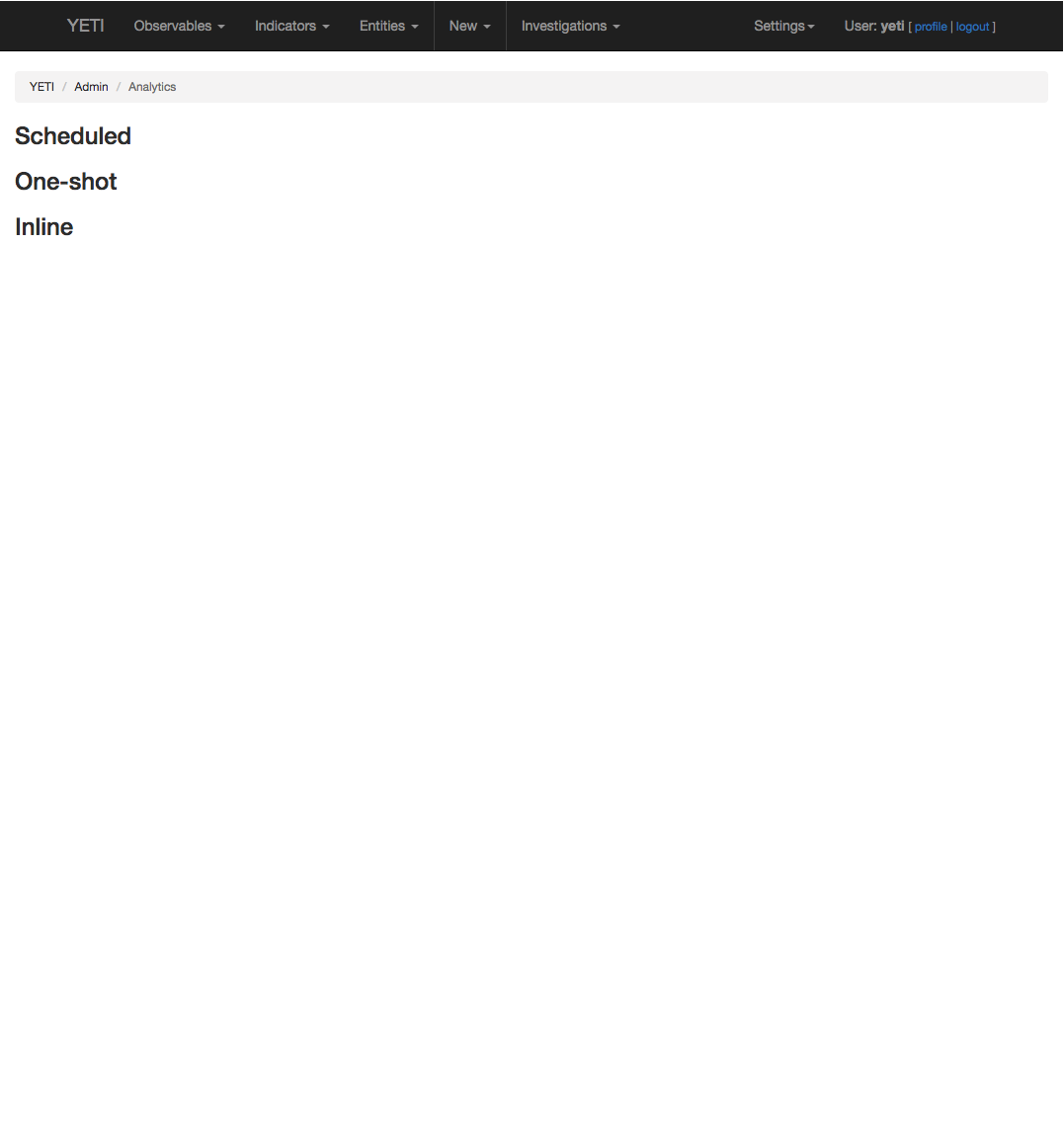 Analytics Configuration Not Displaying or Executing · Issue #199 · yeti ...
