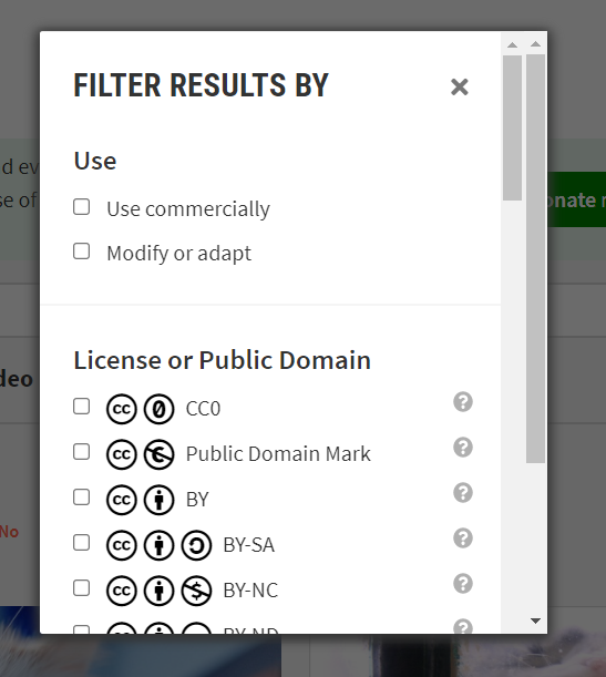 Modal on Windows has two scrollbars · Issue 79 · WordPress/openverse