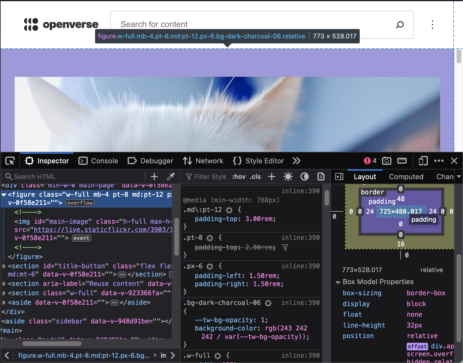 Padding is too large when no link is present