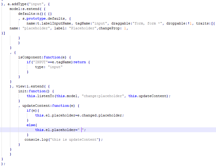 [QUESTIONS] Edit Placeholder on keyup in Trait · Issue 1926 · GrapesJS