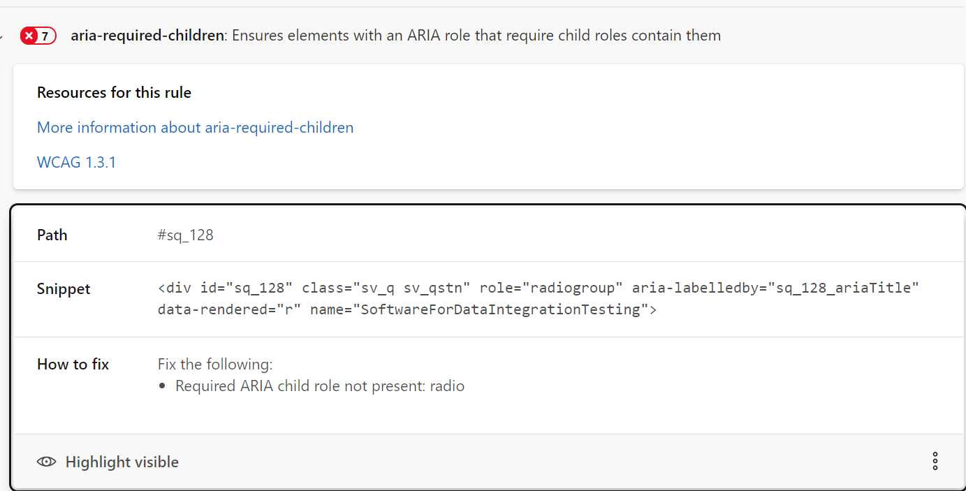 Accessibility issue: radiogroup aria child and focusable · Issue #3648 ...