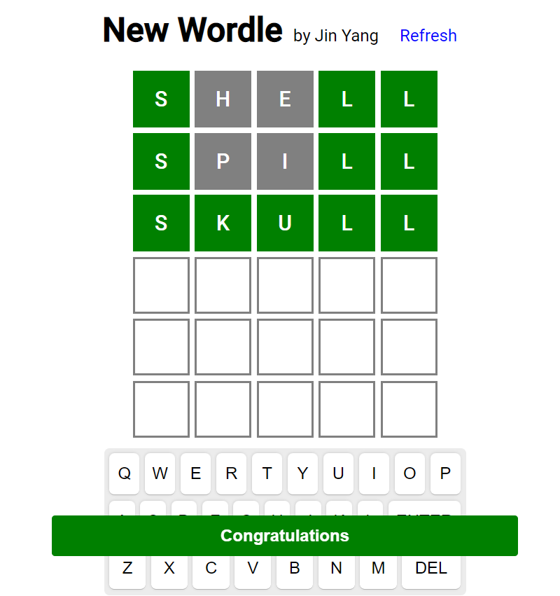 GitHub FarshanAhamed/NewWordle