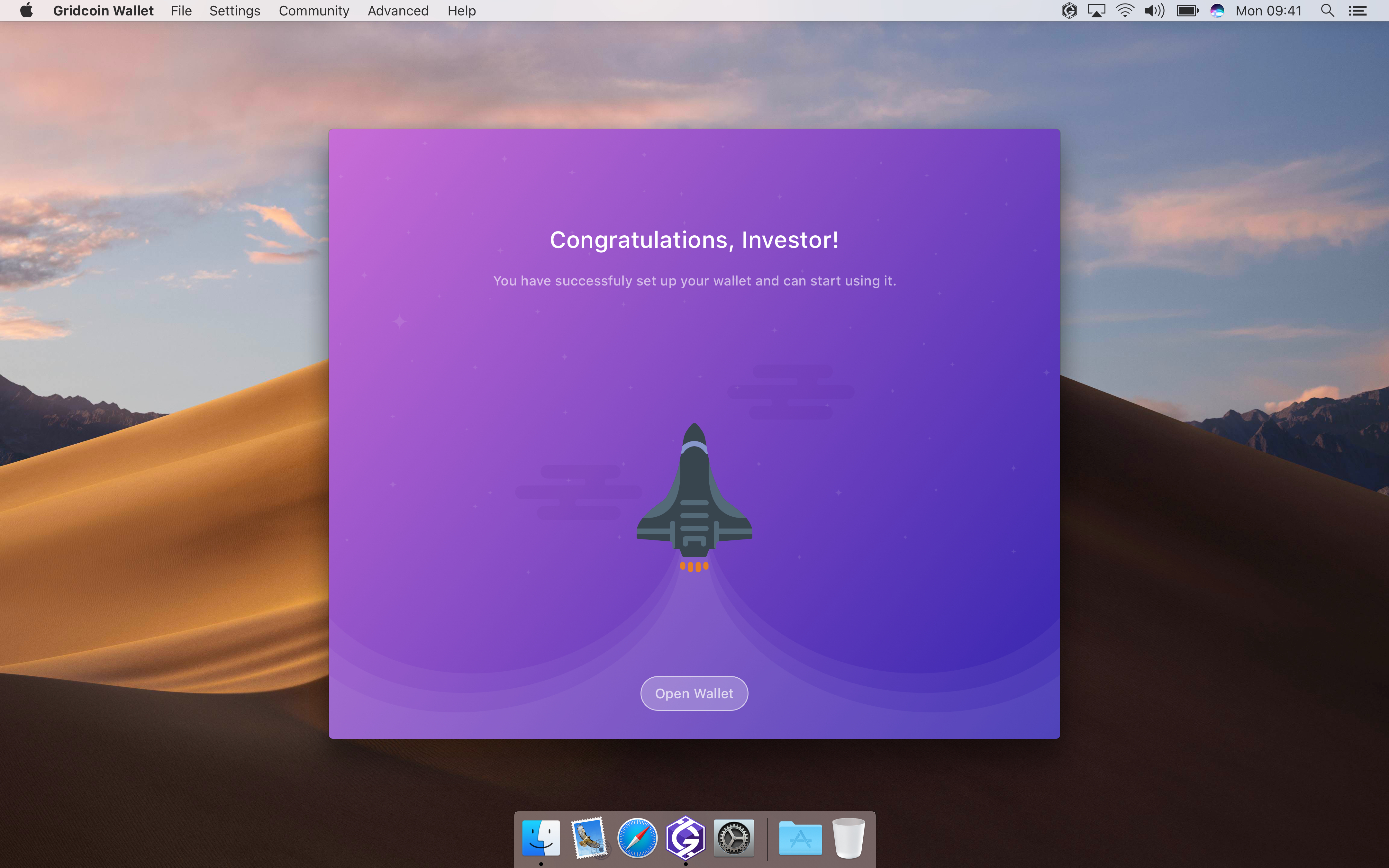light onboarding investor completion