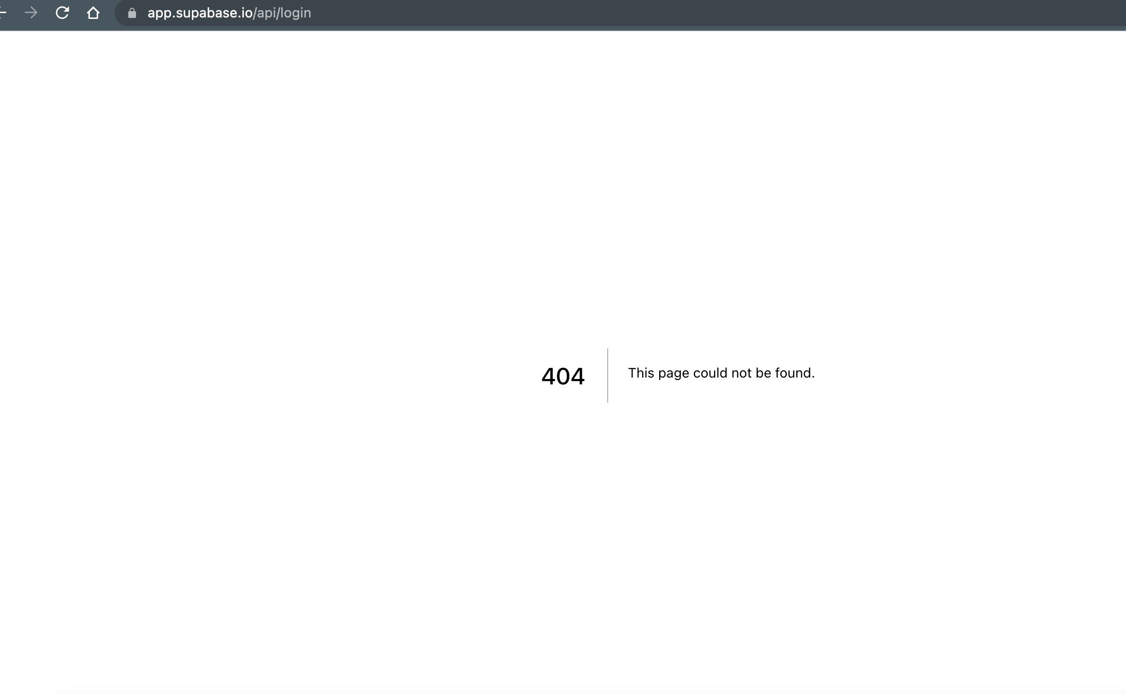https://app.supabase.io/api/login redirects to a 404 · Issue #4002 ...