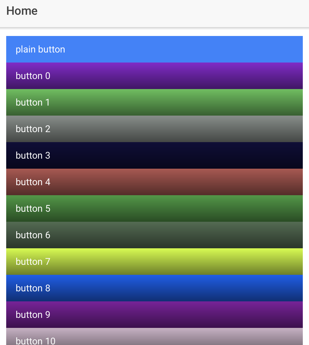 buttons in list (suddenly?) have rounded corners · Issue #12912 · ionic ...