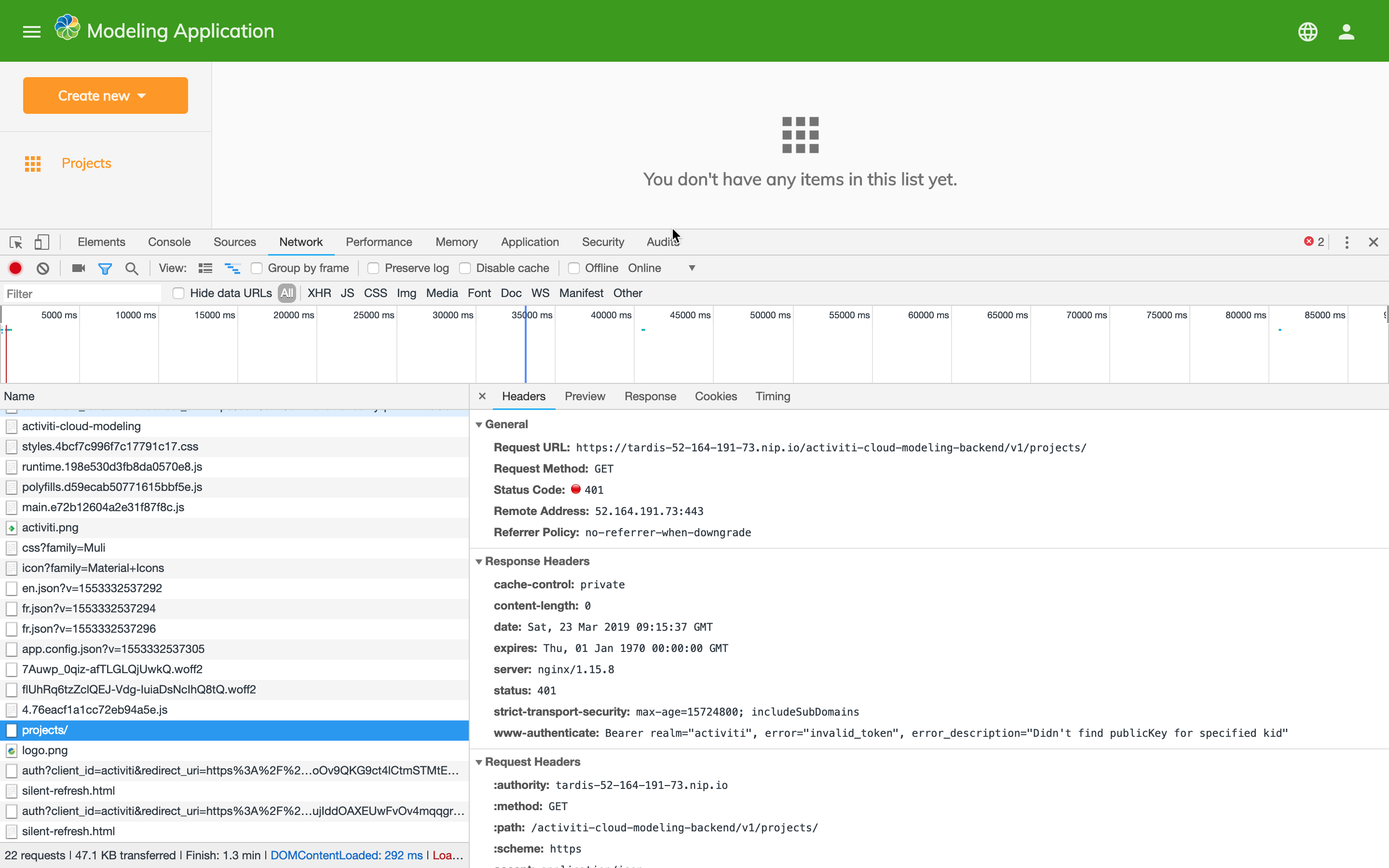 connection between activiti modeler frontend and backend in activiti