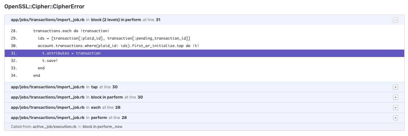 OpenSSL::Cipher::CipherError · Issue #12 · ankane/kms_encrypted · GitHub