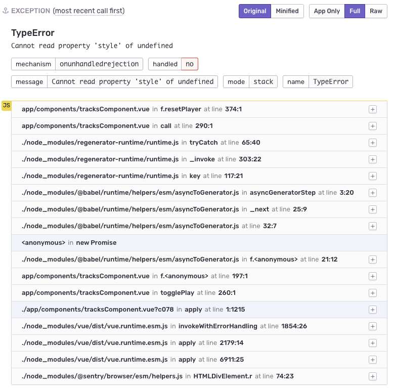 In-app frames not detected properly · Issue #2255 · getsentry/sentry ...