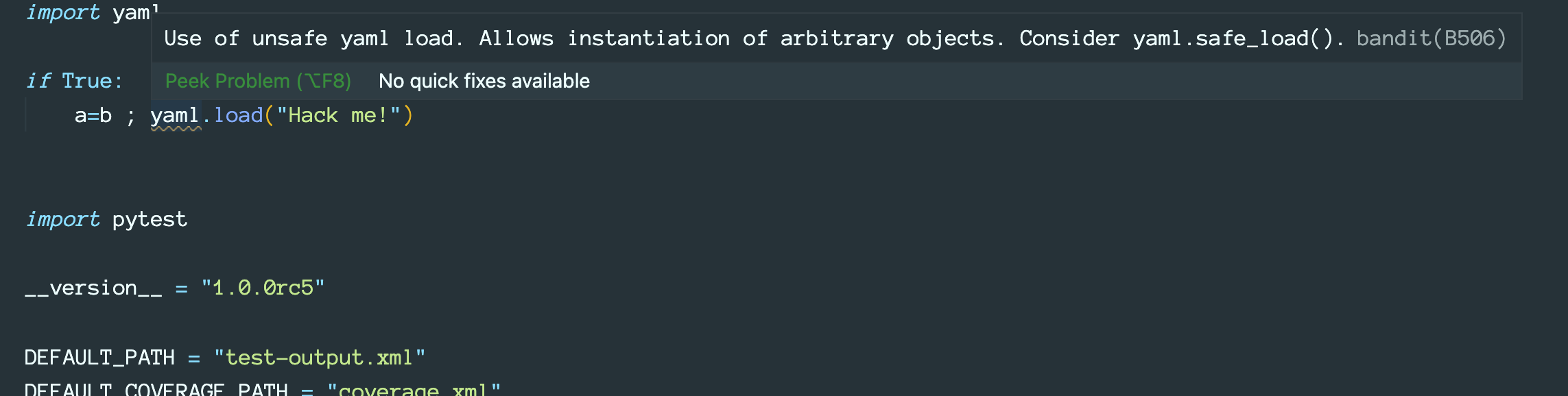 Use col offset in bandit output to tag the correct node in the AST by ...