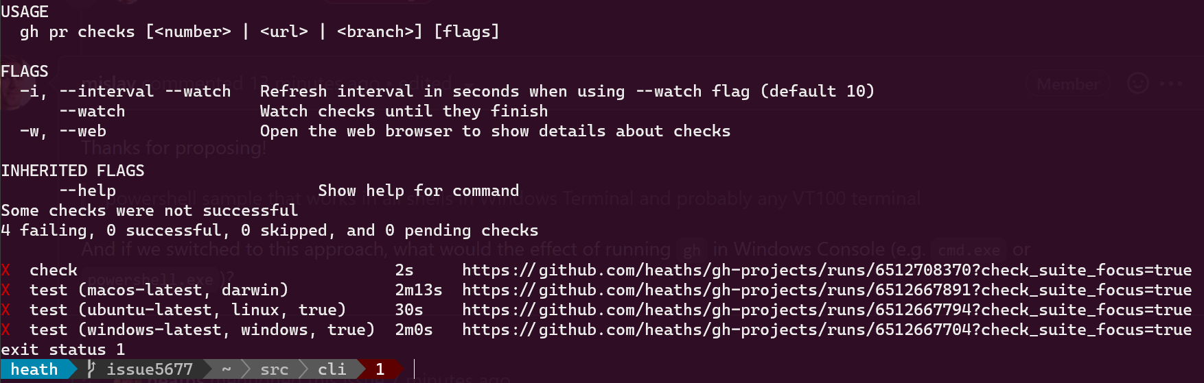 Use proper cursor positioning on Windows, or alternate screen buffer · Issue 5679 · cli/cli