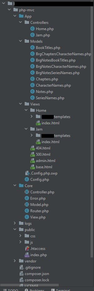file structure-redacted