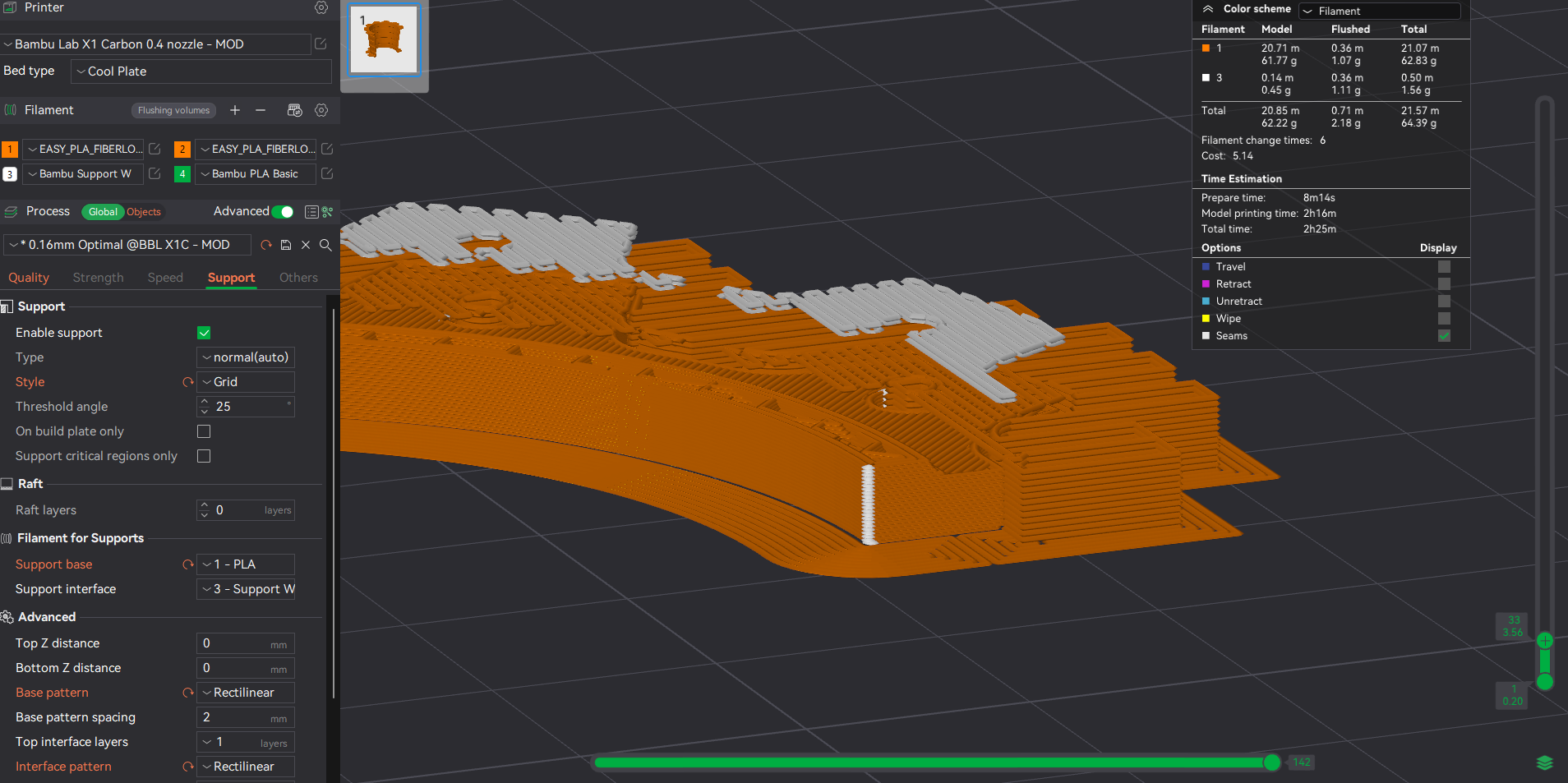 Multi material support layer shift problem · Issue #1705 · bambulab ...
