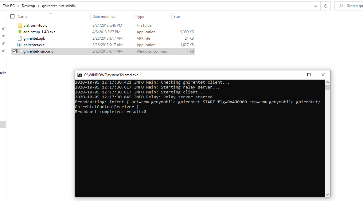 Gnirehtet on custom rom Lineage OS 17.1 · Issue #333 · Genymobile ...