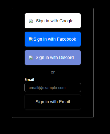 next-auth Provider Icon svg's don't seem to point anywhere, returning ...