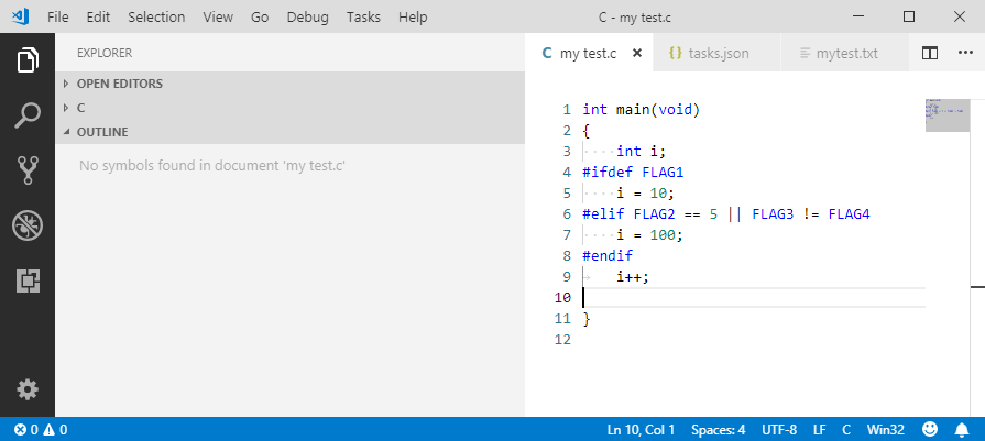 Outline view can't find symbols in already opened file on startup or ...