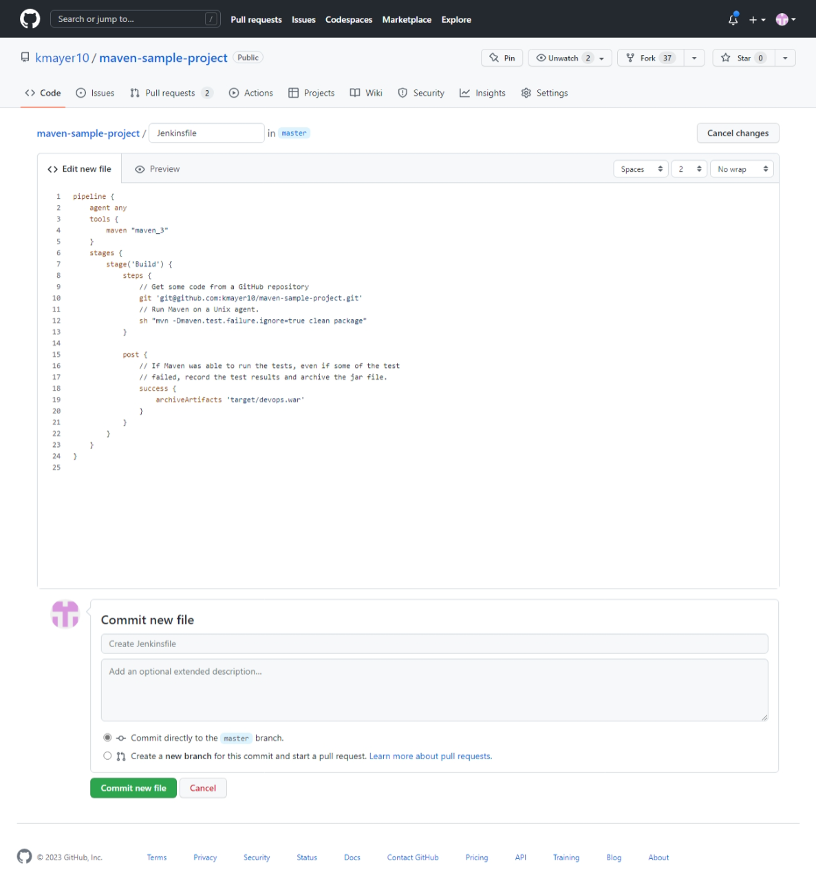 Working with Jenkins · kmayer10 bfl-interns · Discussion #4 · GitHub
