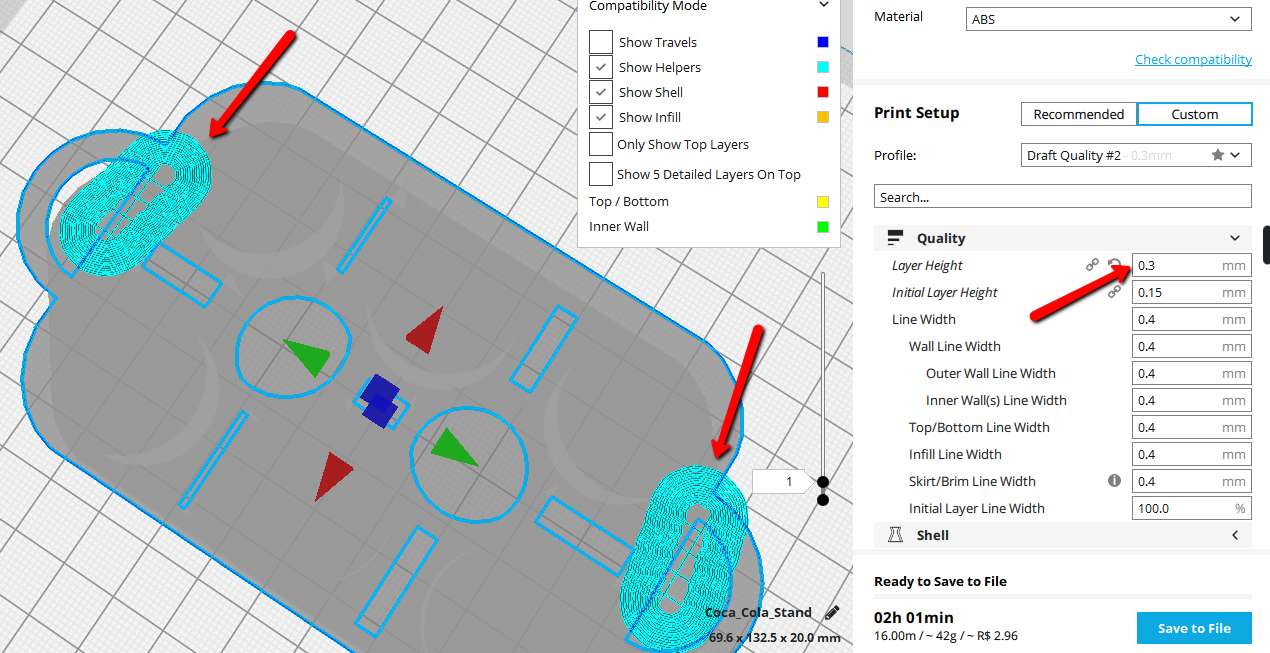 [3.2.1] Layer Height + brim + Support = issue · Issue #3471 · Ultimaker ...