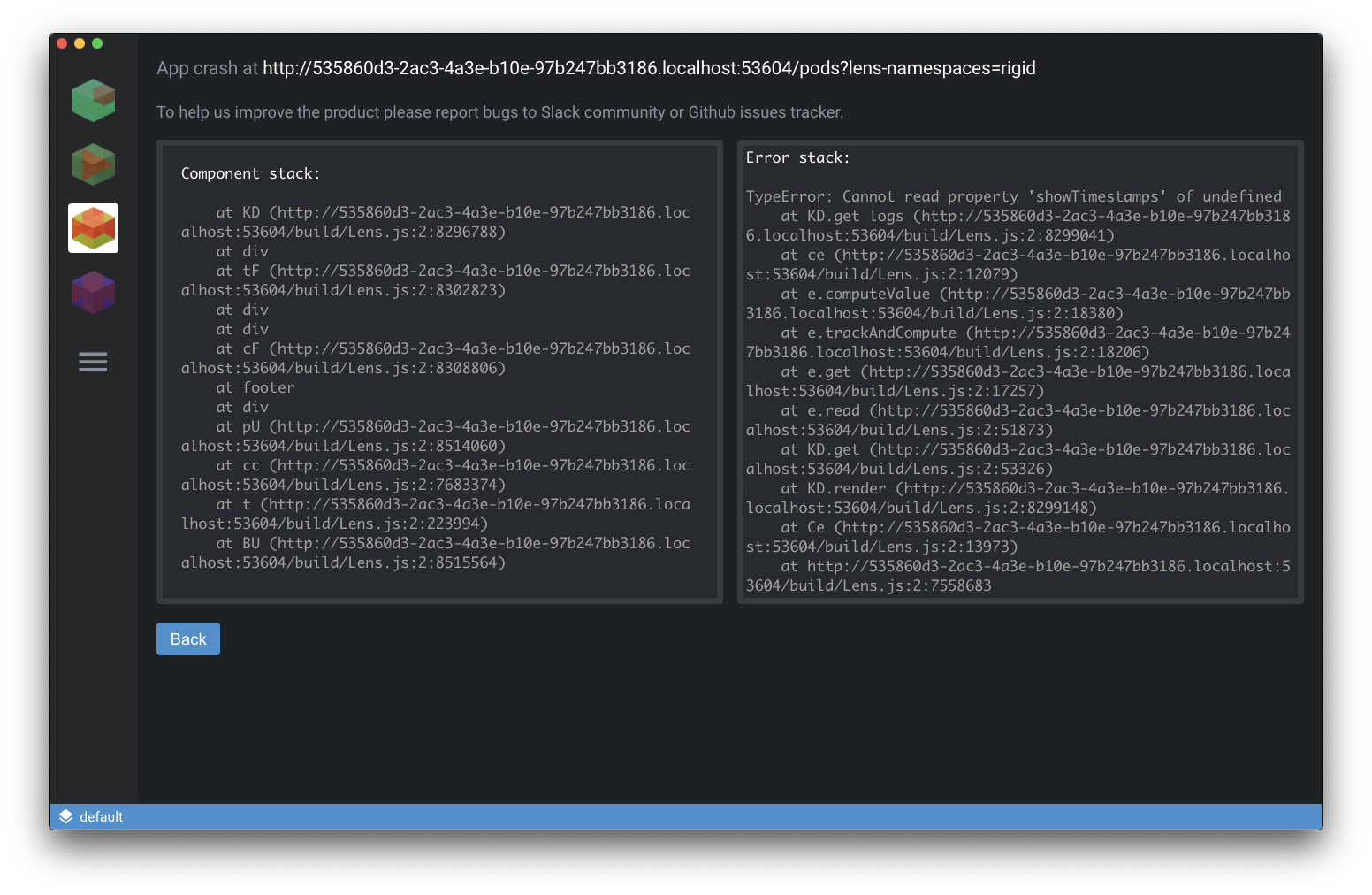 App crash · Issue #3739 · lensapp/lens · GitHub