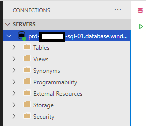 The connections list says 