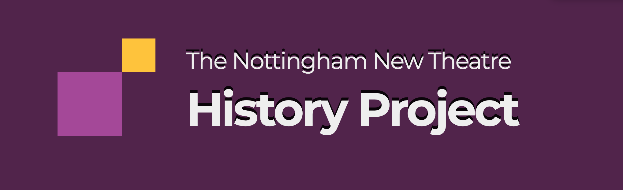 Nottingham New Theatre History Project logo