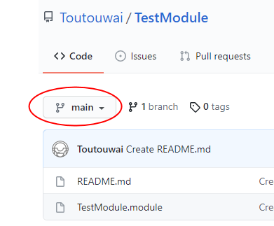 Modules Directory does not prepopulate the correct GitHub branch name ...